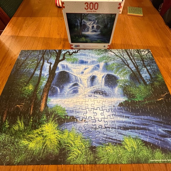 Serenity Now 300 Piece Waterfall Puzzle - Picture 1 of 5